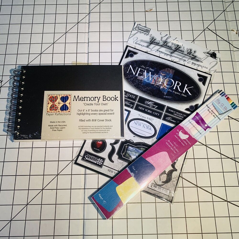 Scrapbooking Lot Book Stickers & ColorCore Card Stock 20 Colors Pack Sand NEW